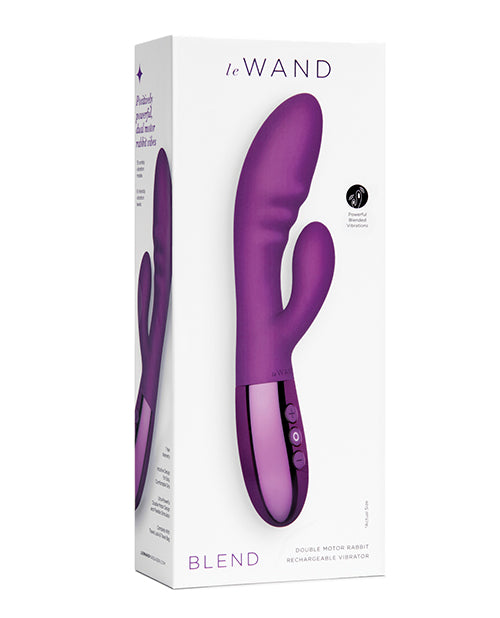 Le Wand BLEND Double Motor Rabbit Rechargeable Vibrator - Cherry