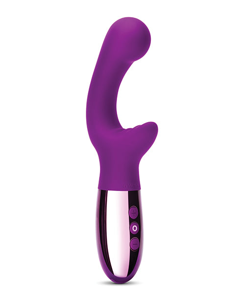 Le Wand XO Double Motor Wave Rechargeable Vibrator - Cherry