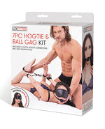 Lux Fetish 7 pc Hogtie & Ball Gag Kit