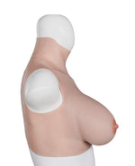 XX-DREAMSTOYS Ultra Realistic E Cup Breast Form Large - Ivory