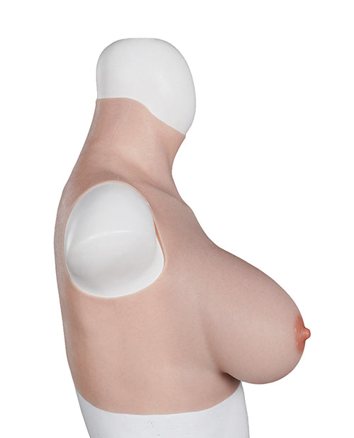 XX-DREAMSTOYS Ultra Realistic E Cup Breast Form Large - Ivory