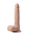 Luis App Controlled Realistic Thrusting Dildo Vibrator w/Clit Licker - Ivory