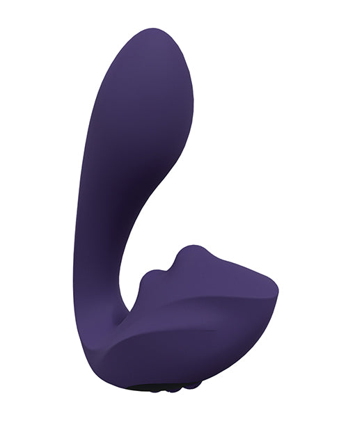 Shots Yuki Dual Action G-Spot Vibrator w/Massaging Beads - Purple