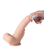 Colter App Controlled Realistic 8.5 & Thrusting Dildo Vibrator w/Clit Licker - Ivory