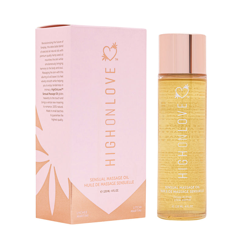 HighOnLove Massage Oil- Lychee Martini