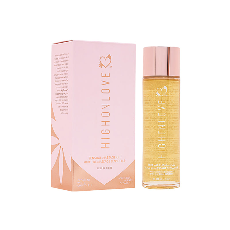 HighOnLove Massage Oil- Decadent White Chocolate