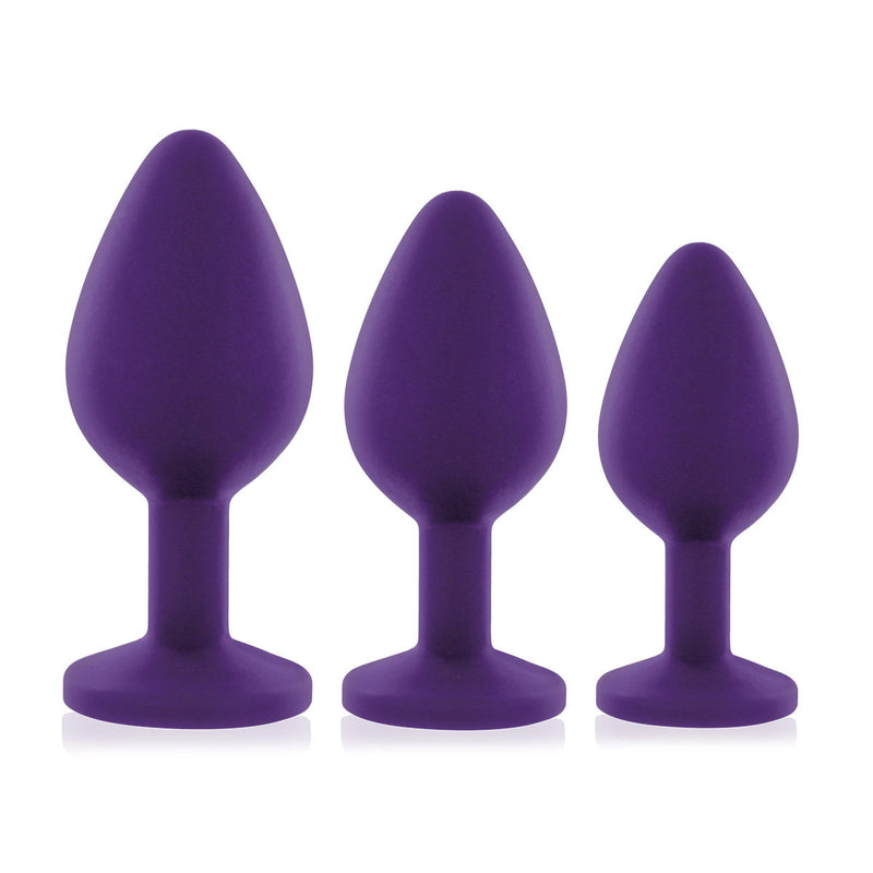 Rianne S Booty Plug Set 3-Pack - Purple