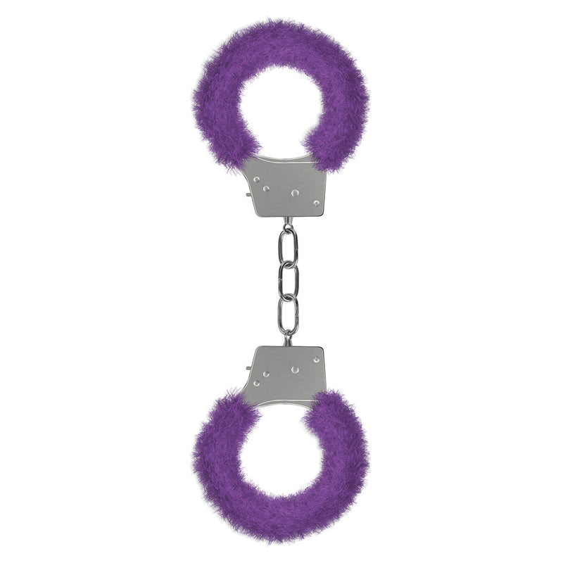 Ouch Beginner's Handcuffs Furry - Purple