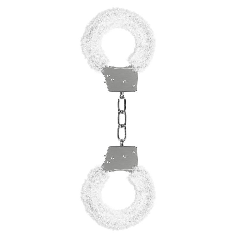 Ouch Beginner's Handcuffs Furry - White