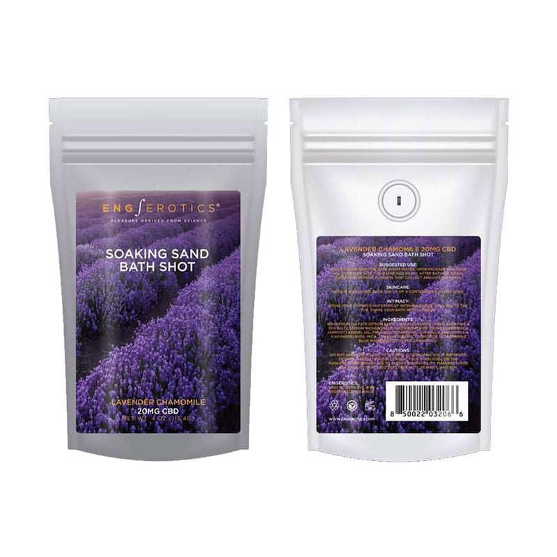 EngErotics Soaking Sand Bath Shot - Lavender Chamomile (CBD 20mg)