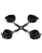 Easy Toys Hug Tie With Hand and Ankle Cuffs - Black