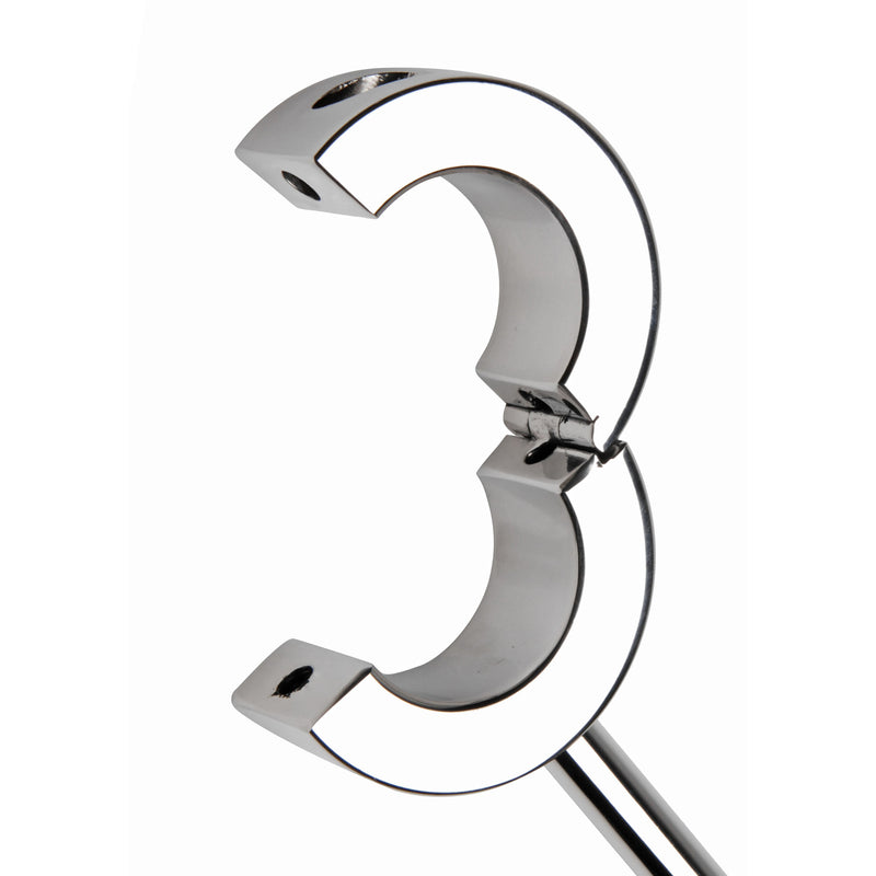 Locking Mounted CBT Scrotum Cuff with Bar