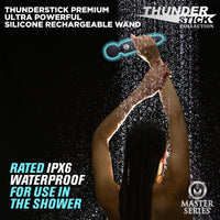 Thunderstick Premium Ultra Powerful Silicone Rechargeable Wand