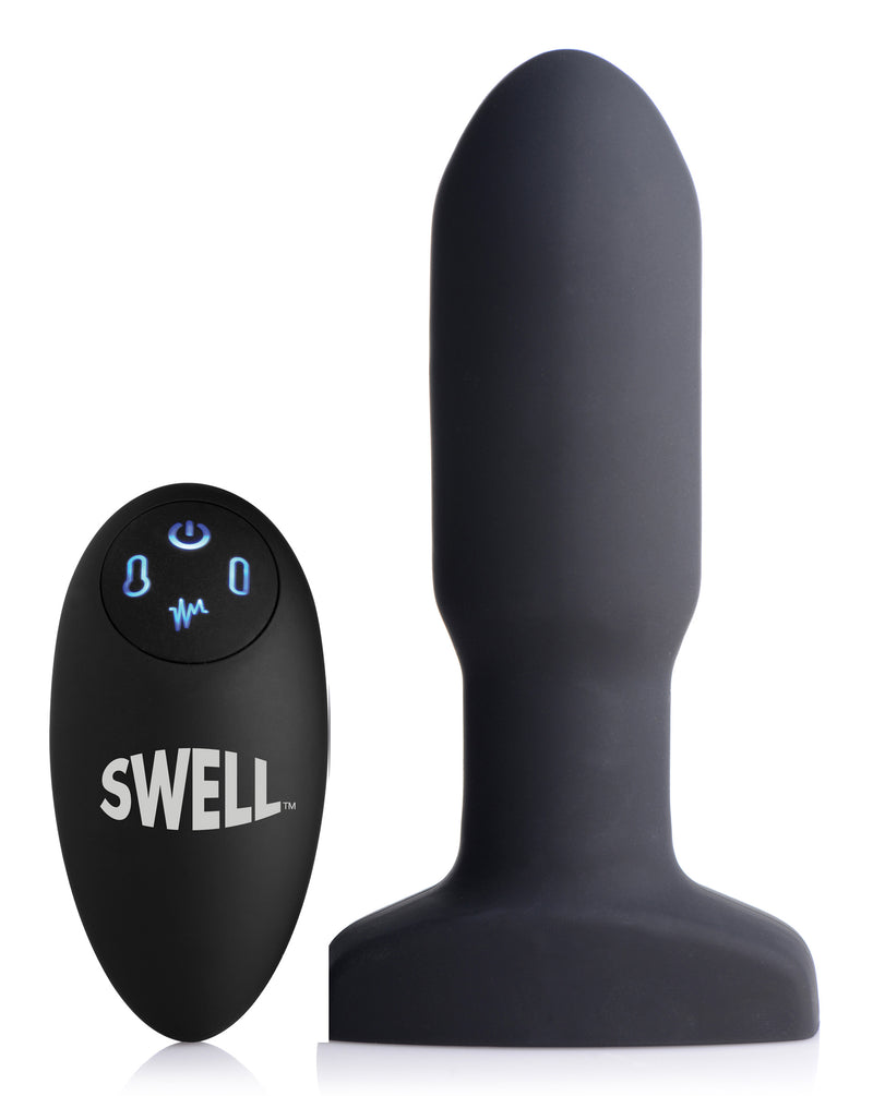 Worlds First Remote Control Inflatable 10X Vibrating Missile Silicone Anal Plug