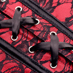 Scarlet Seduction Lace-up Corset and Thong - Medium