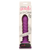 21X Soft Swirl Silicone Rechargeable Vibrator with Control - Violet